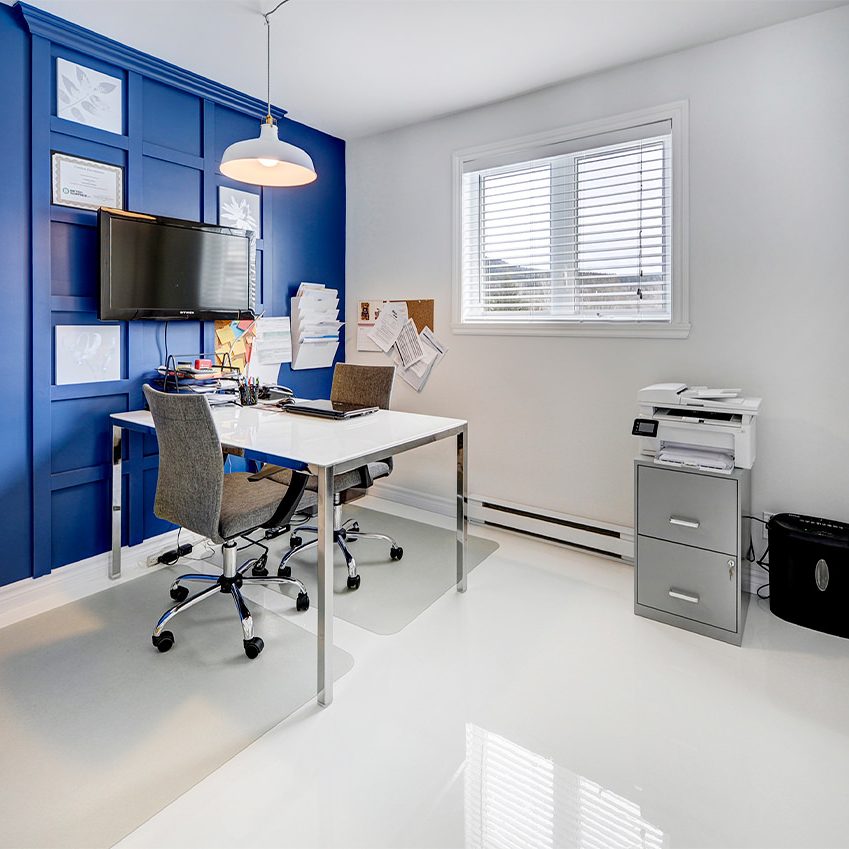 office solid flooring