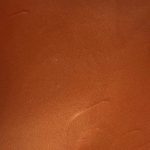 Concrete floor covering orange
