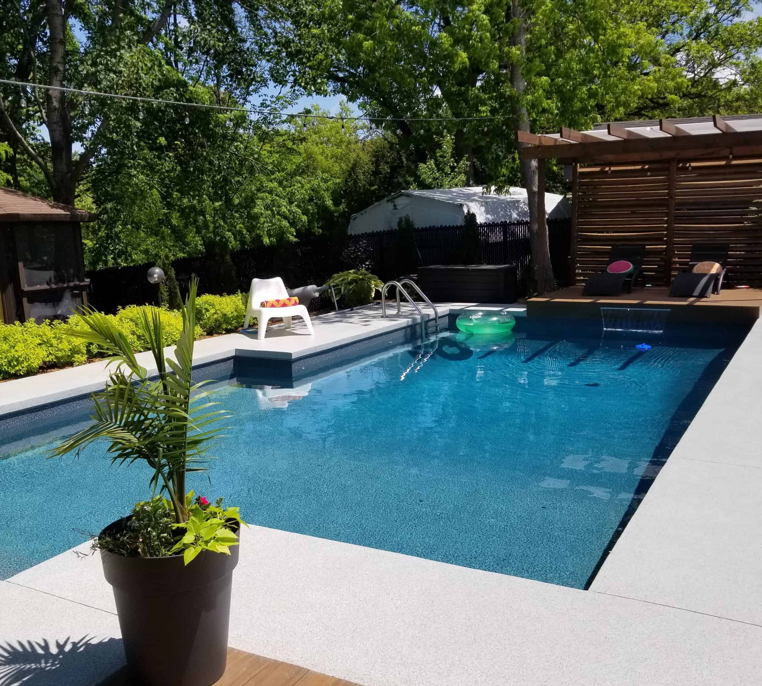 concrete pool deck