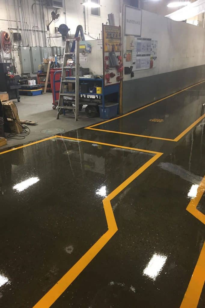 industrial epoxy floor covering